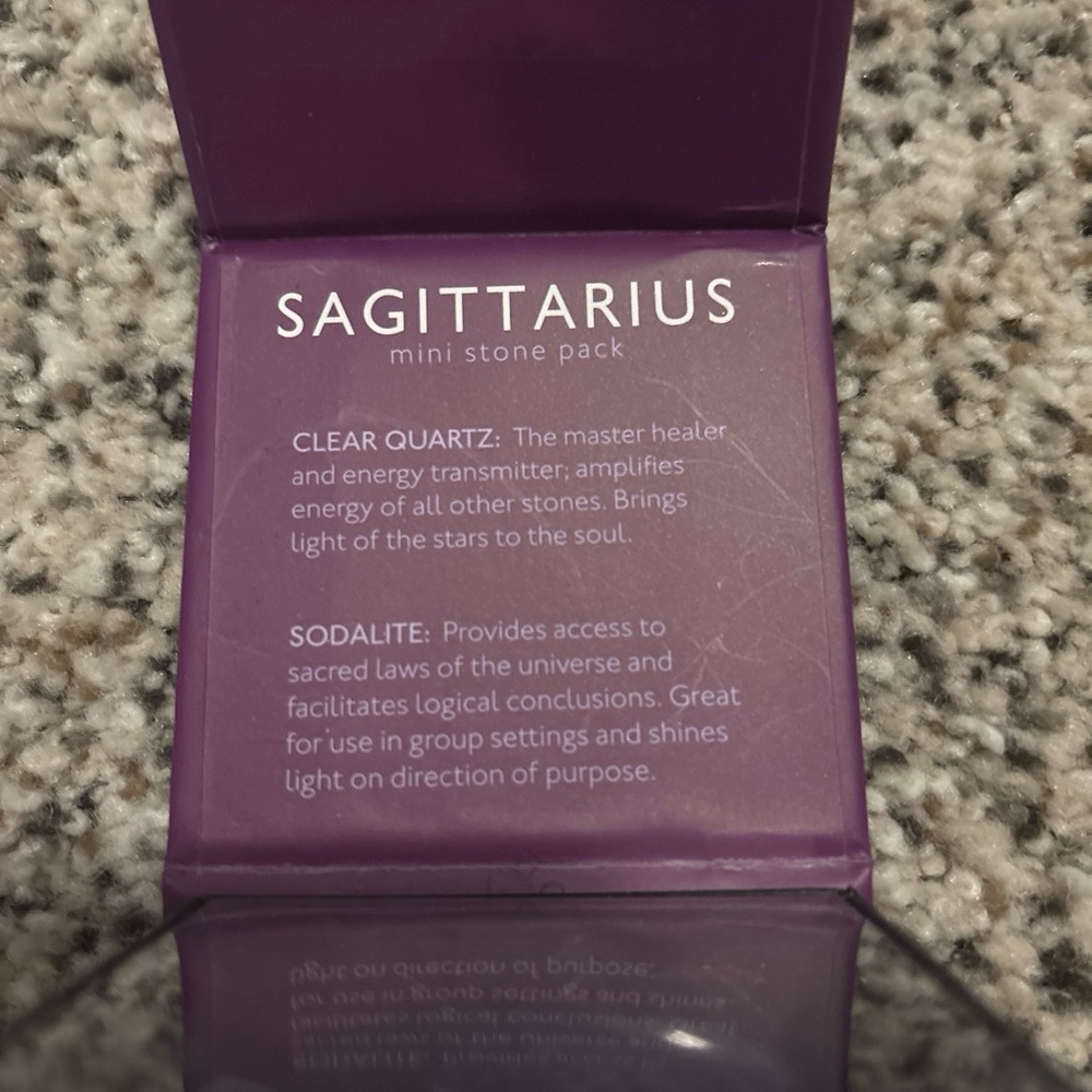 Sagittarius Mini Stone Pack - Purple - Picture 2 of 3